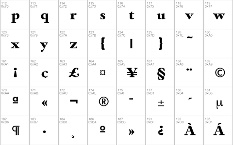 Bamberg-Serial-ExtraBold Regular