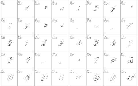 FZ UNIQUE 30 HOLLOW ITALIC