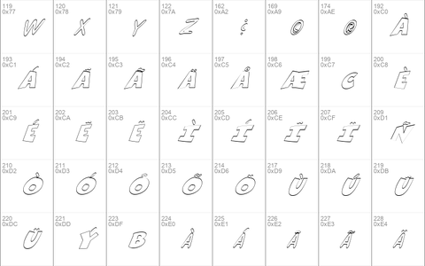 FZ UNIQUE 30 HOLLOW ITALIC