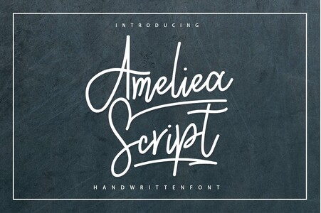 Ameliea Script Swash font