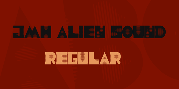 JMH Alien Sound font