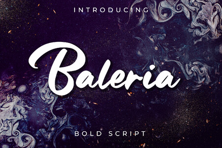Baleria font