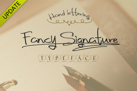 Fancy Signature font