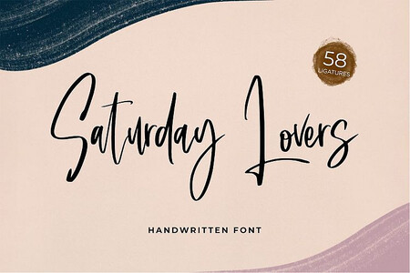 Saturday Lovers font