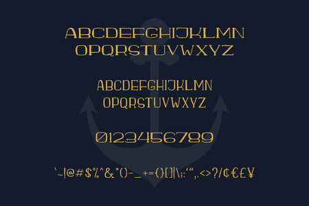 Captain Jack demo font