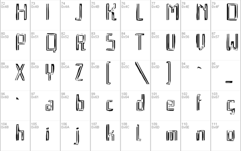 Qebrada font