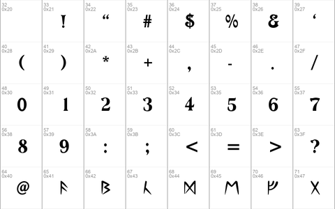 Ultima Runes Regular