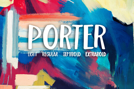 Porter ExtBd font