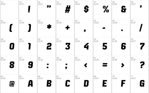 BladiTwoCondensed4F-BoldItalic &