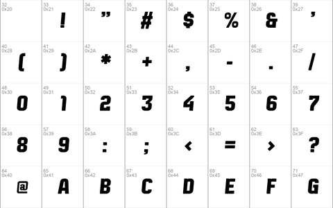 BladiTwoCondensed4F-BoldItalic &