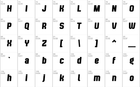 BladiTwoCondensed4F-BoldItalic &