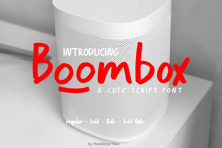 Boombox font