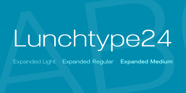 Lunchtype24 font