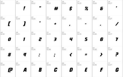 Leatherface Expanded Italic