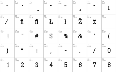 TypoLatinserif-Bold Regular