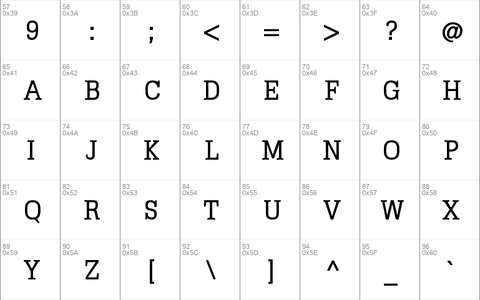 TypoLatinserif-Bold Regular