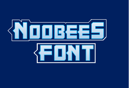 Noobees font