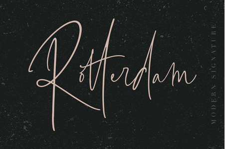 Rotterdam font