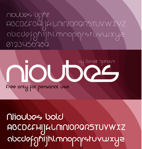 Nioubes Light font