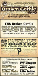 FHA Broken Gonthic Kondenst font
