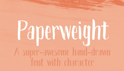 Paperweight font