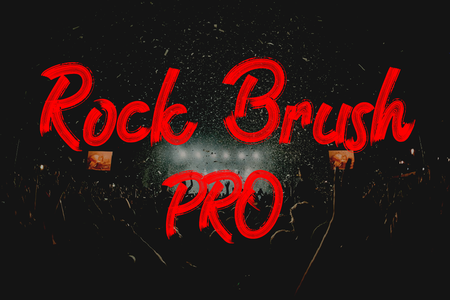 Rock Brush Pro font