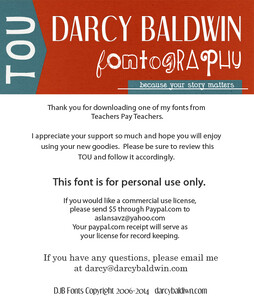 DJB Bailey font