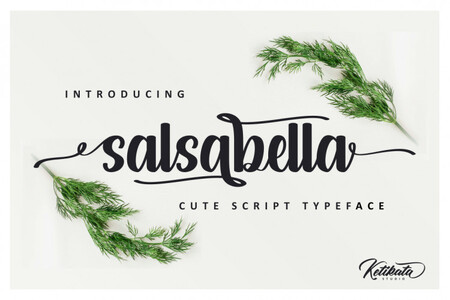 salsabella Personal Use Only font