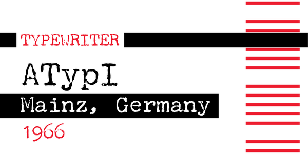 P22Typewriter font