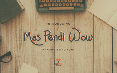 Mas Pendi Wow font