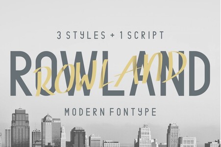 Rowland font