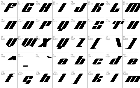 Octuple max font