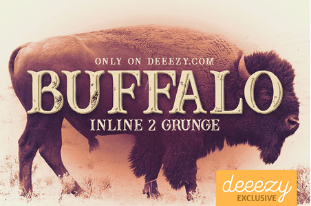 Buffalo Inline 2 Grunge font