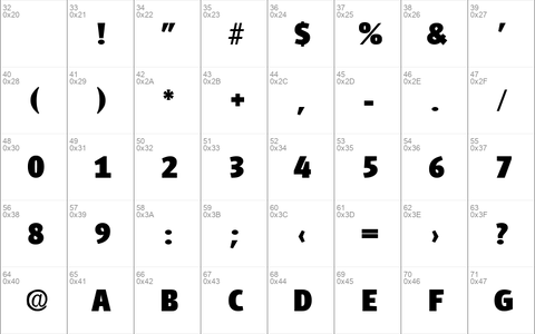 Glasgow-ExtraBold Regular