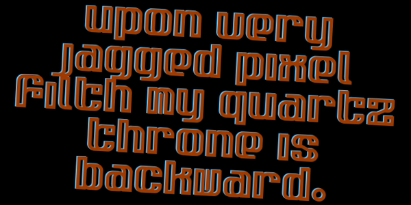 Tangereen font