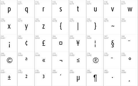 DaxCondensed Regular