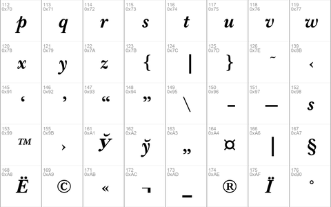 Pasma Bold Italic