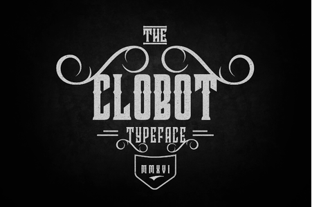 Clobot Personal Use font