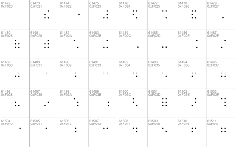 BrailleDuxbury Regular