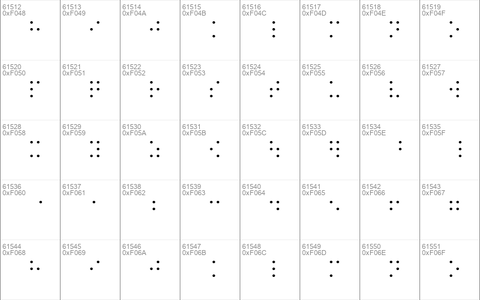 BrailleDuxbury Regular