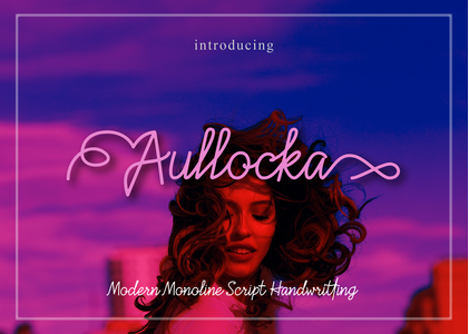 Aullocka - DEMO font