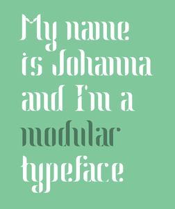 Johanna font