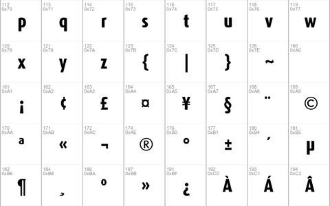 DaxCondensed-ExtraBold Regular