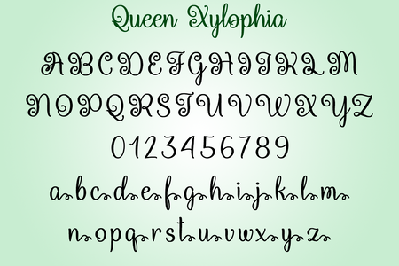 Queen Xylophia font