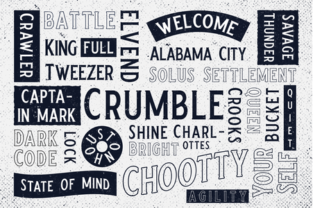 Crumble font