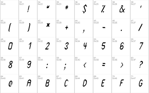 VenomCondensed Oblique