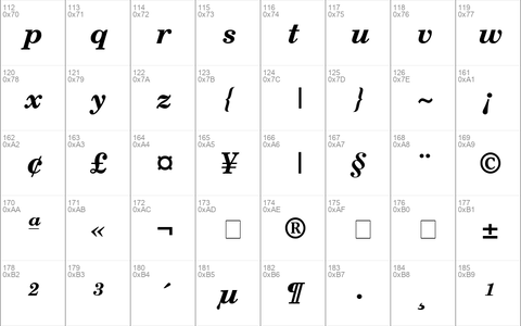 NewBrunswick Bold Italic