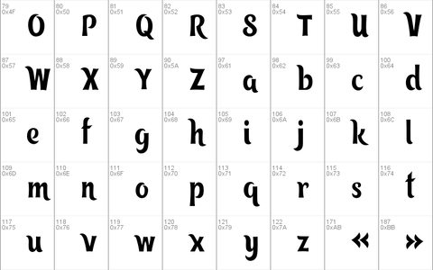 tangak font