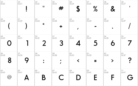 GlasnostDemibold Regular