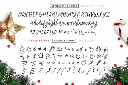 My Dear Santa font